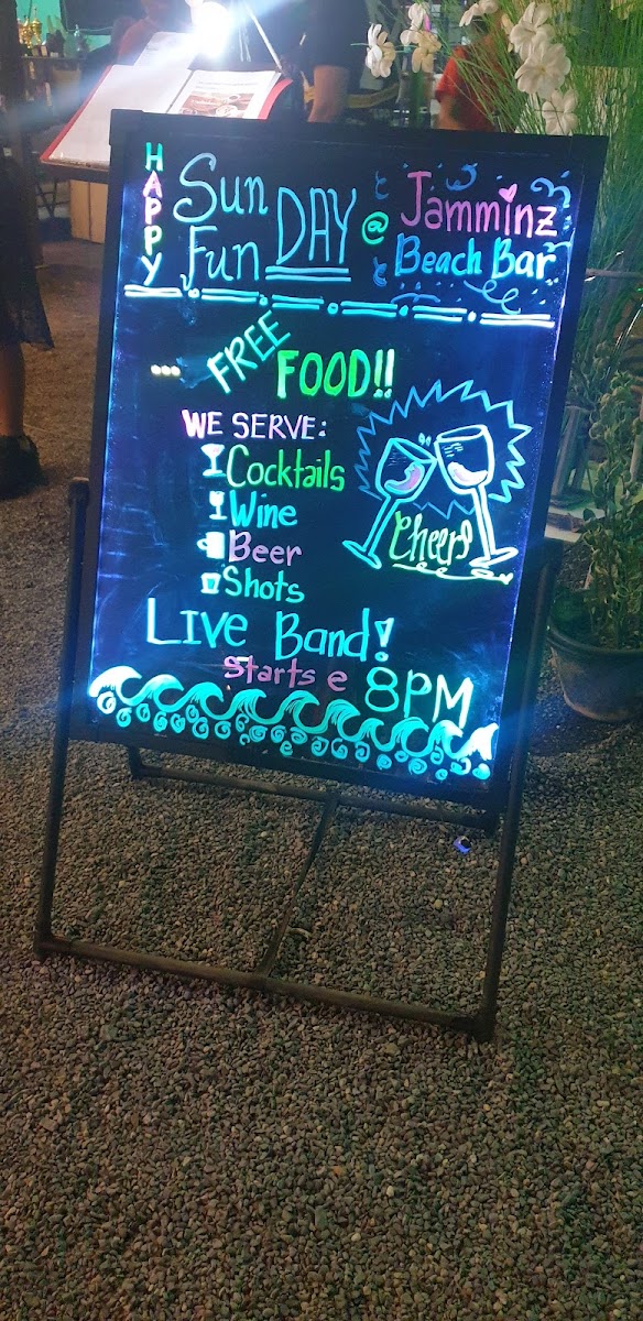 Jamminz Beach Bar Samui Photo Menu 10