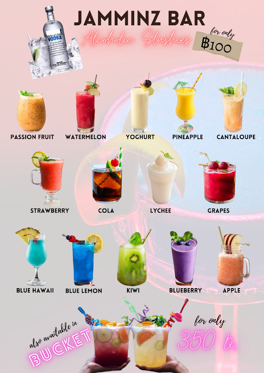 Jamminz Beach Bar Samui Photo Menu 3