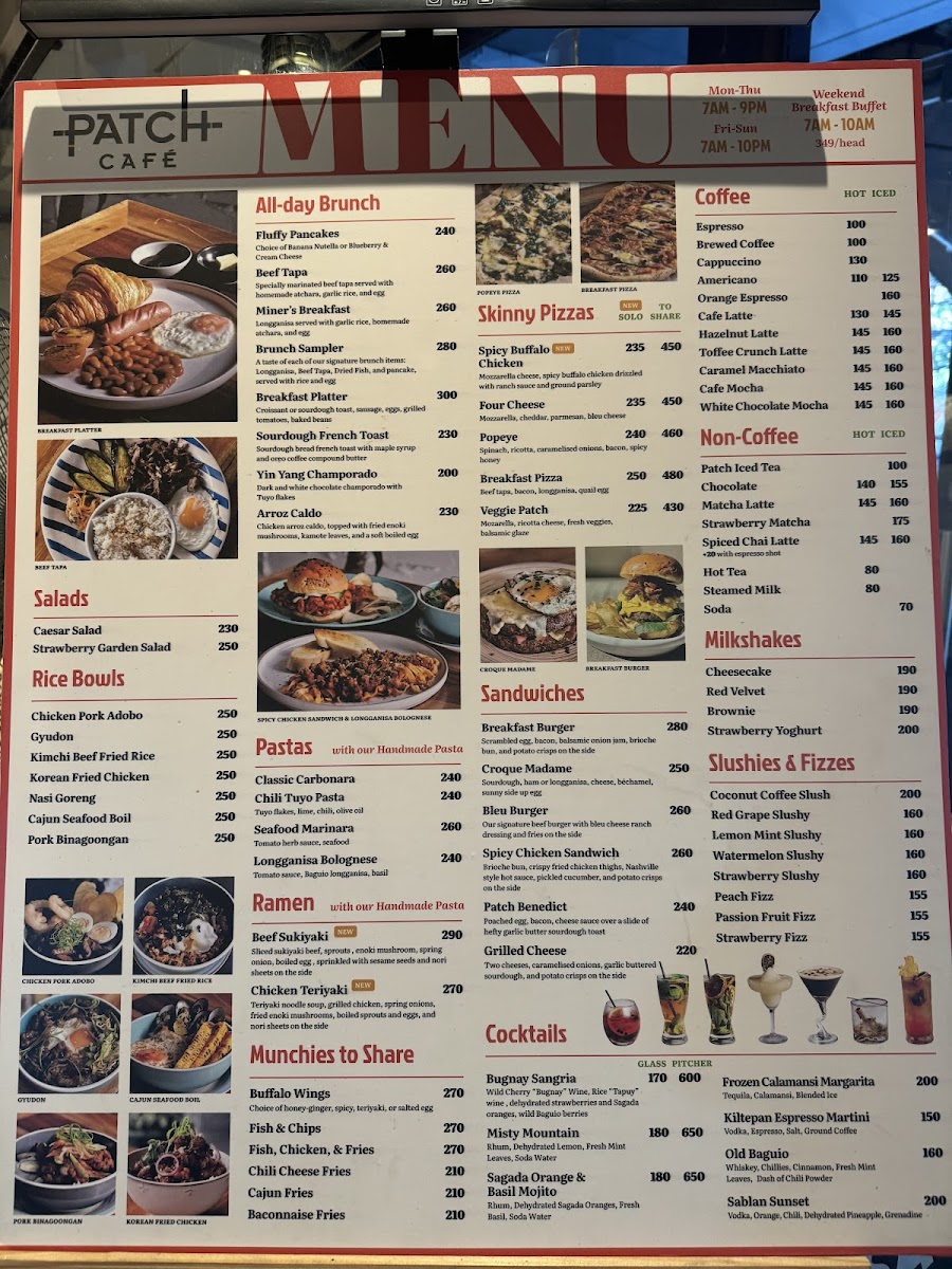 Patch Cafe Photo Menu 5