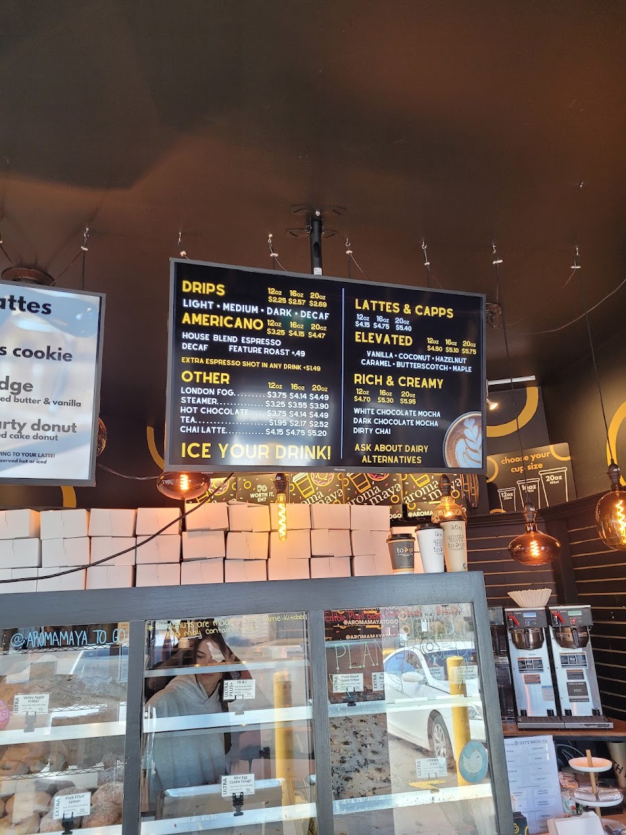 Aroma Maya Coffee & Donuts (Sobeys Fast Fuel) Photo Menu 1