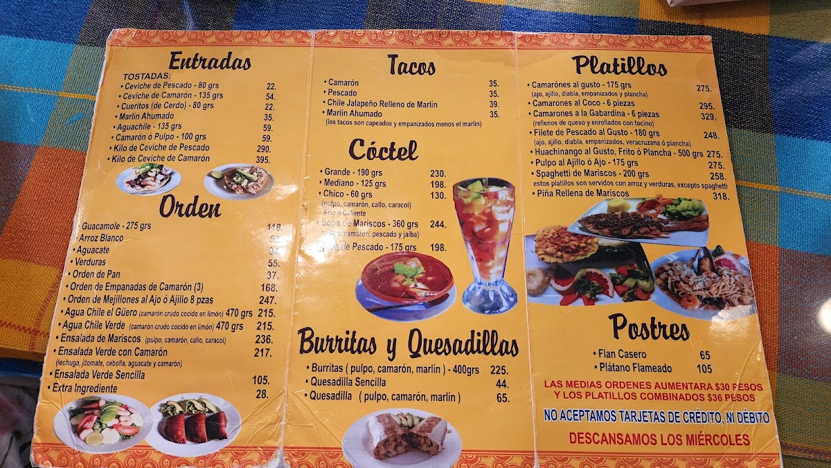 Mariscos el Guero Photo Menu 1