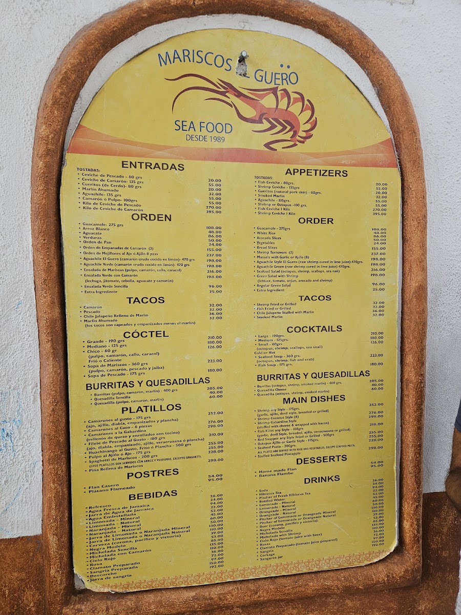 Mariscos el Guero Photo Menu 4