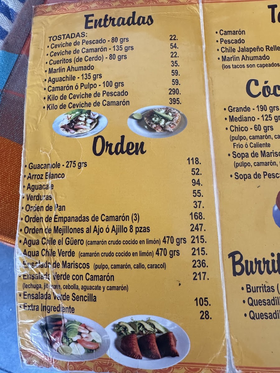 Mariscos el Guero Photo Menu 5