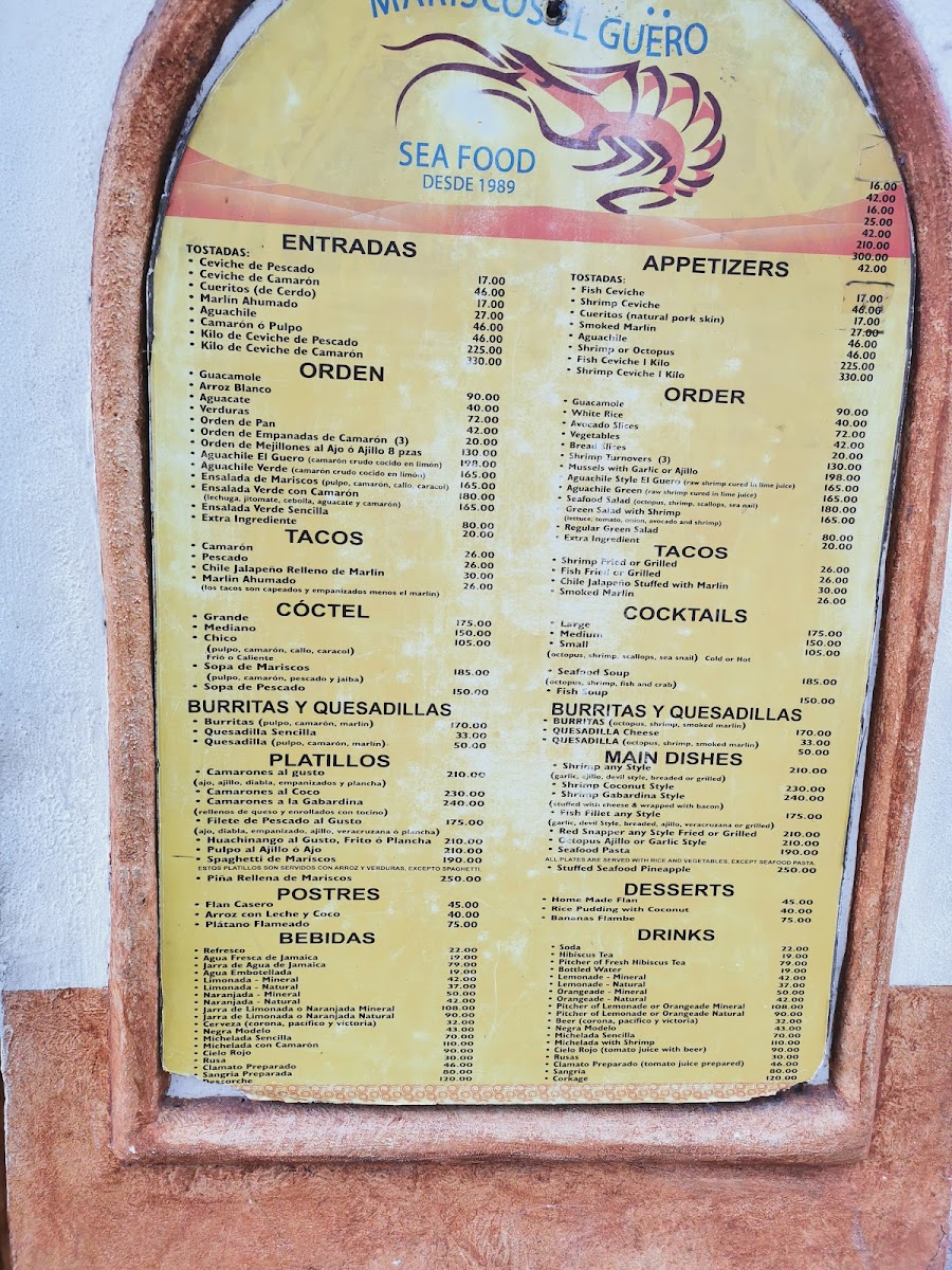 Mariscos el Guero Photo Menu 7