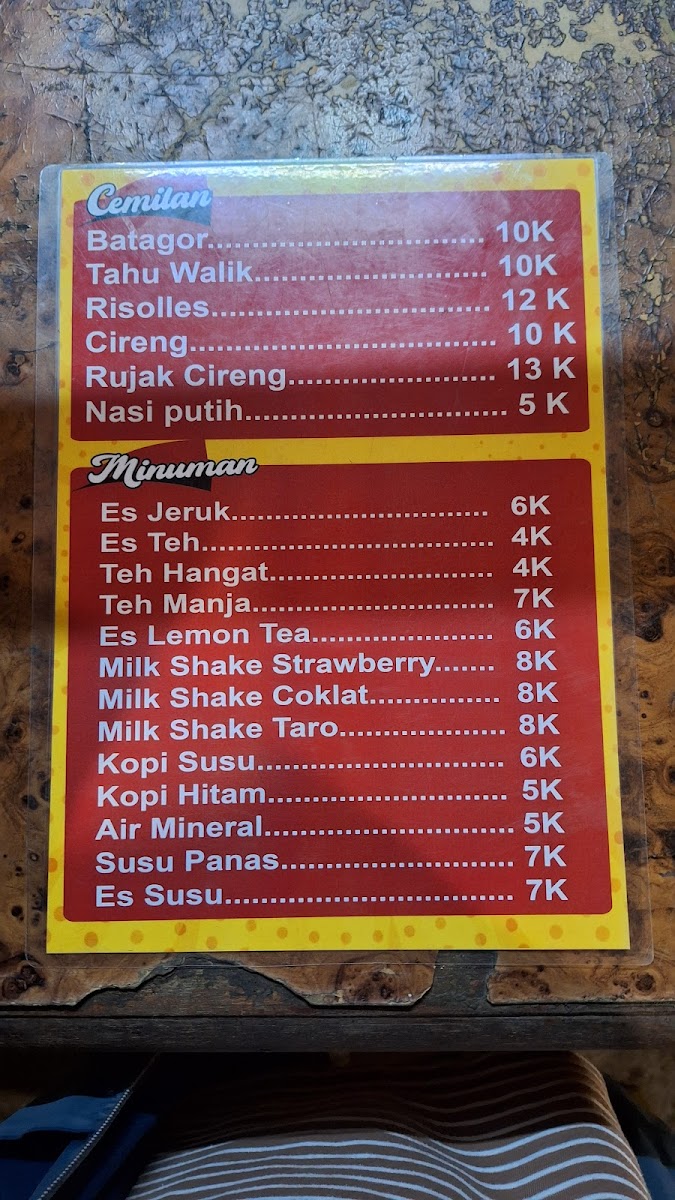 Seblak Zona Manja Photo Menu 2