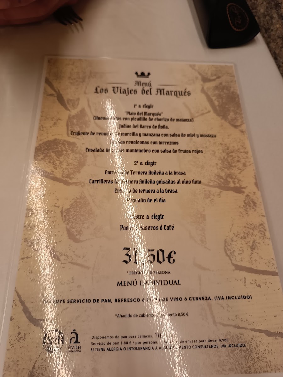 El Viejo Marqués Photo Menu 5