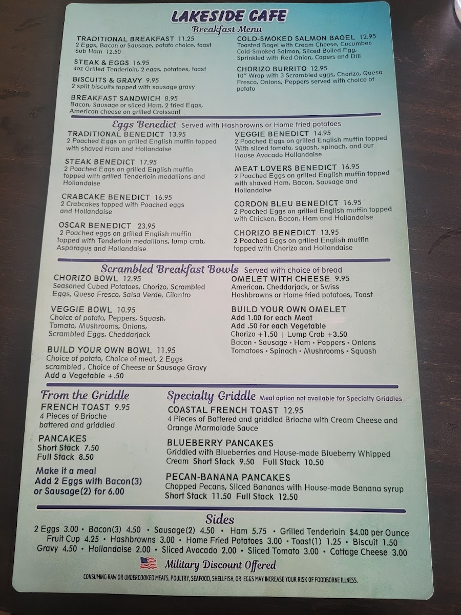 L.O. Cafe Photo Menu 3