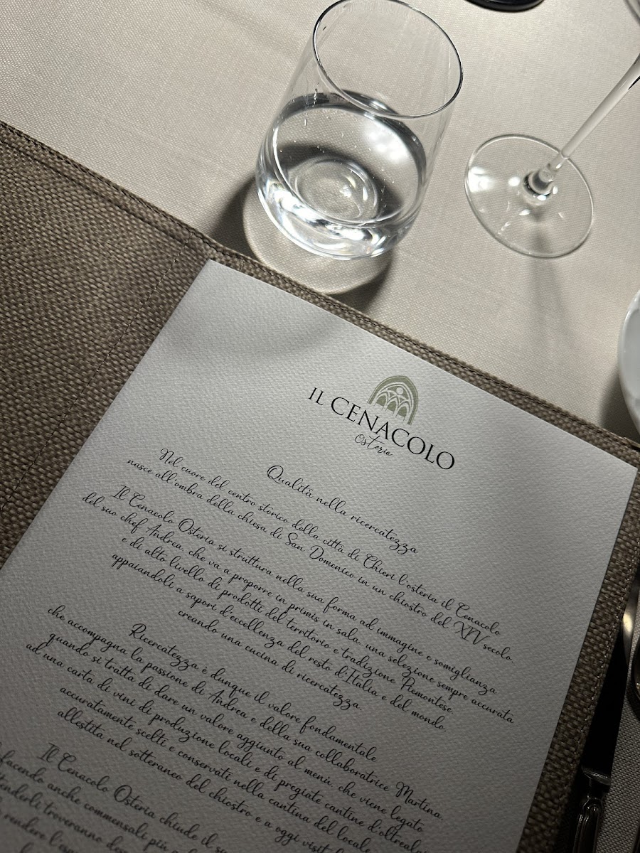 Il Cenacolo Osteria Photo Menu 2