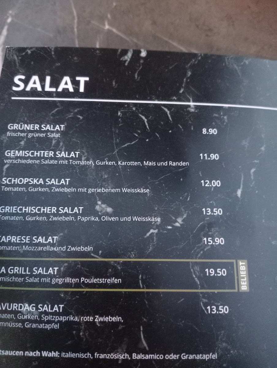 Via Grill Restaurant Photo Menu 7