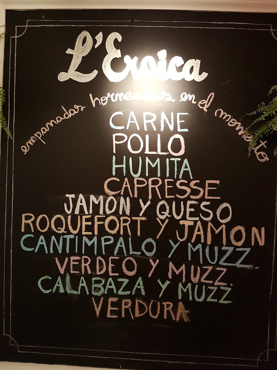 Casa de Empanadas L'Eroica Photo Menu 1