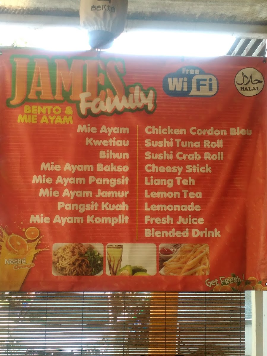 James Family Bento & Mie Ayam Photo Menu 1