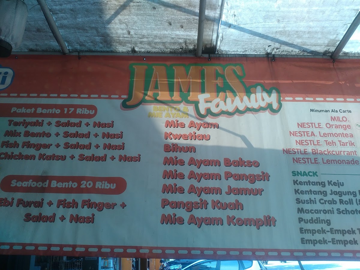 James Family Bento & Mie Ayam Photo Menu 5