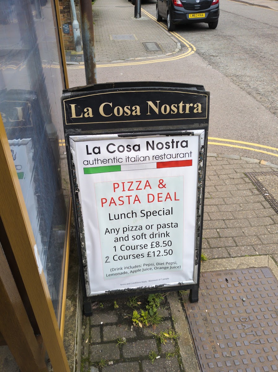 La Cosa Nostra Photo Menu 10