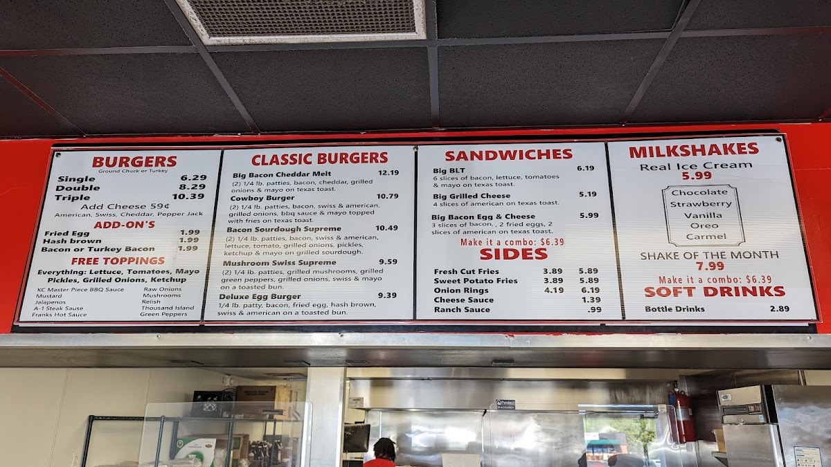 Busloop Burgers Photo Menu 1