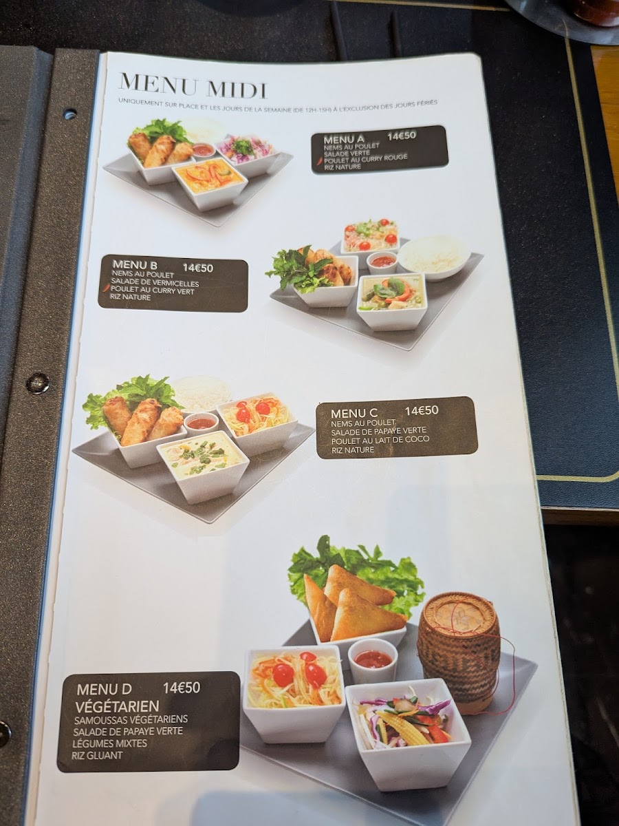 Thaï Basilic Photo Menu 6