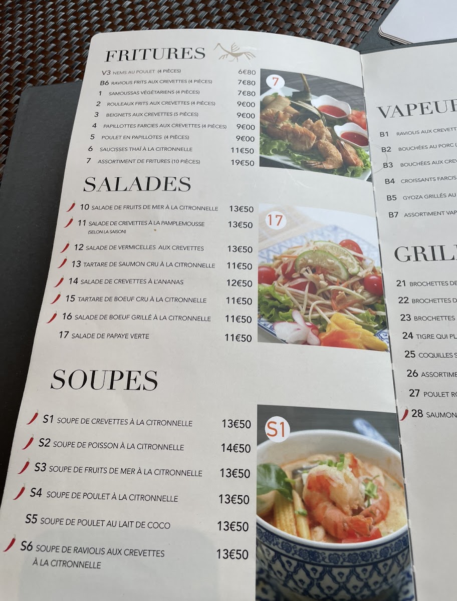 Thaï Basilic Photo Menu 9