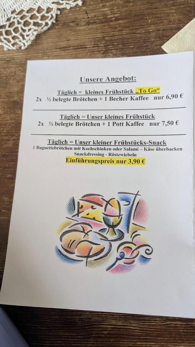 Café 'Am Museum' Photo Menu 3