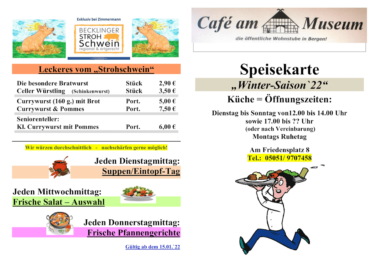 Café 'Am Museum' Photo Menu 5