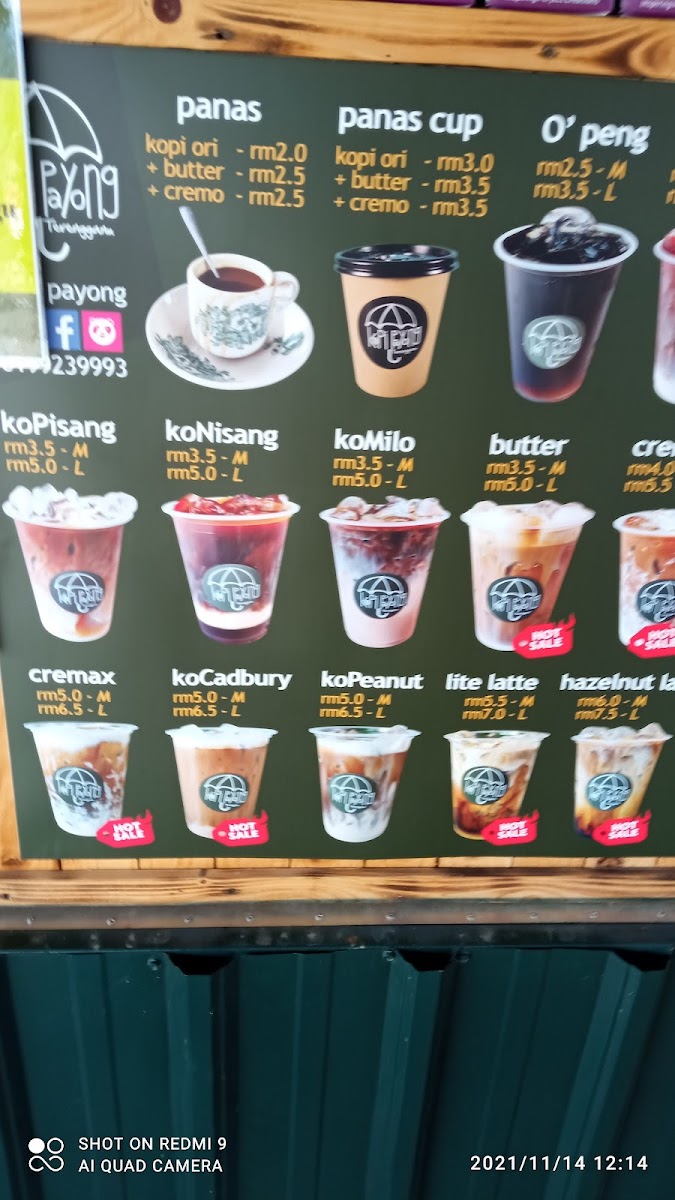Kopi Payong Photo Menu 9