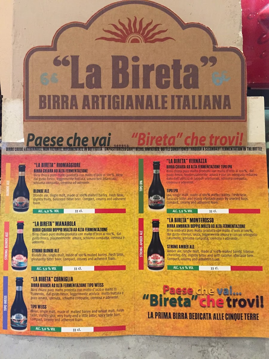 Pizzeria Dal Pessi Photo Menu 2