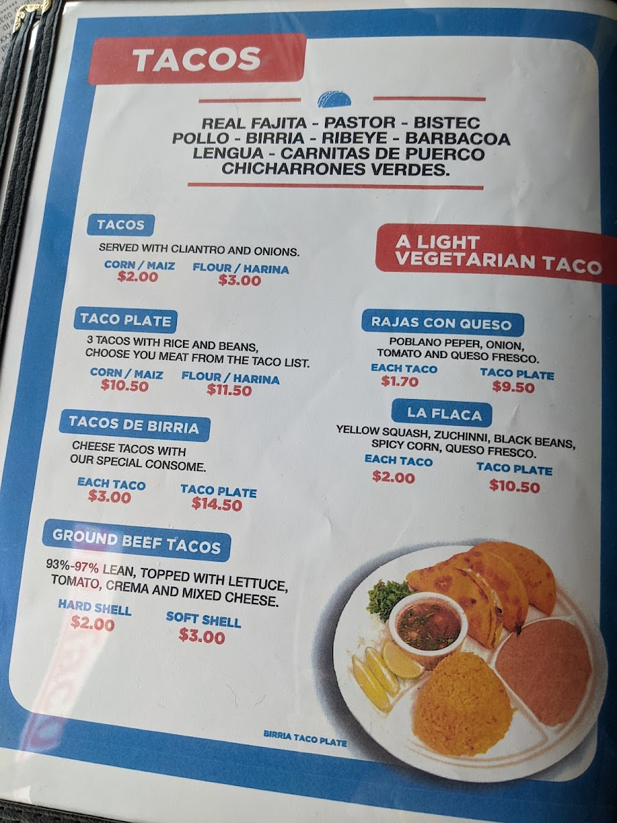 Taco City y Mas Photo Menu 6