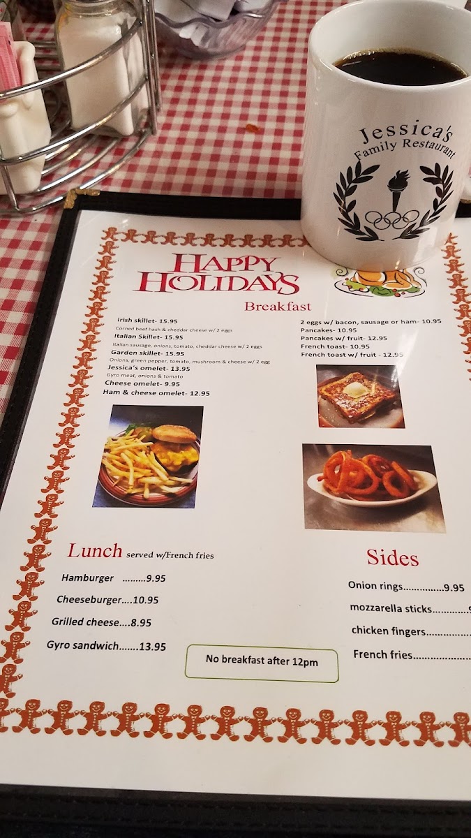 Jessica's Family Restaurant Photo Menu 2