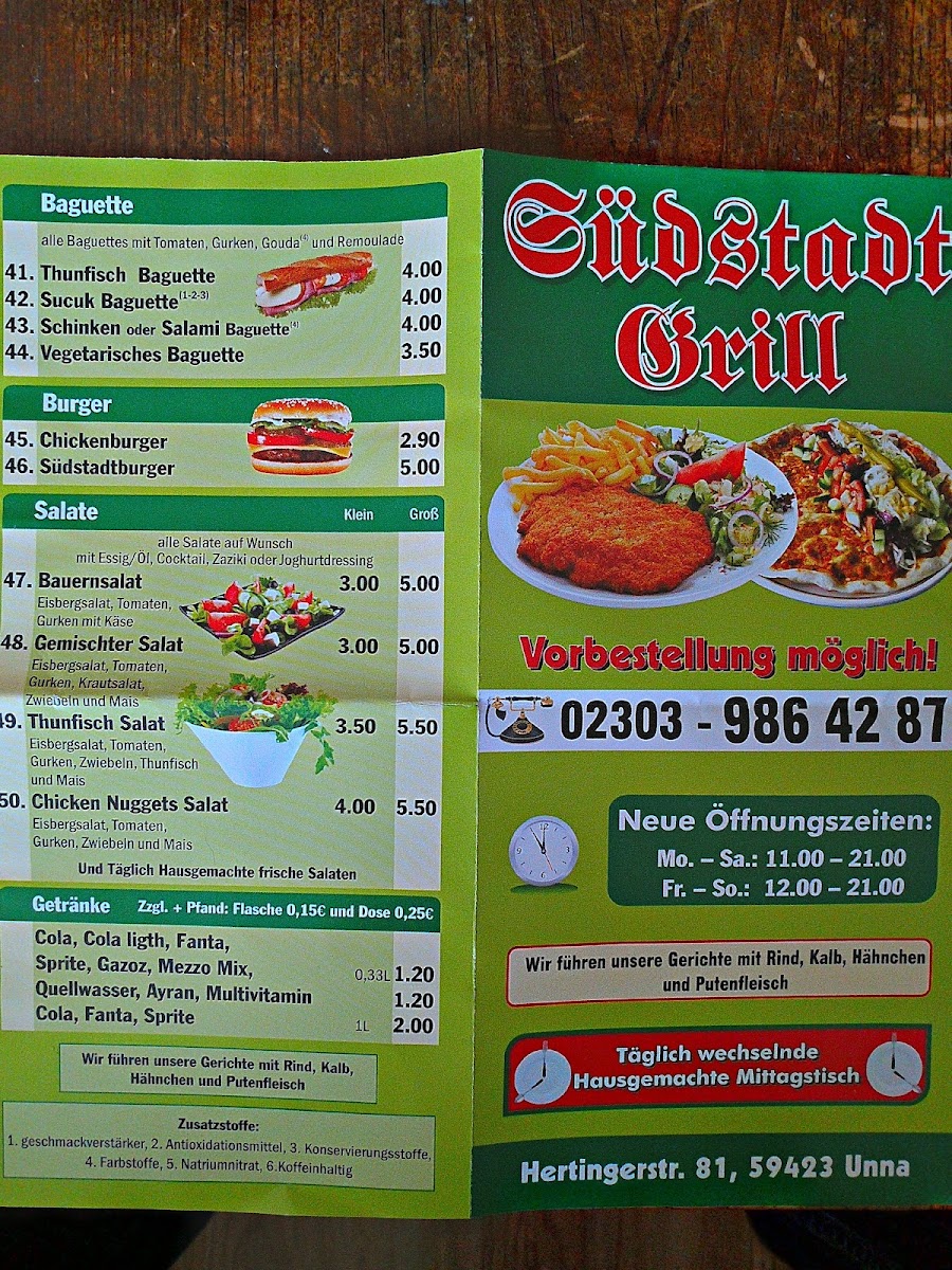 Südstadt Grill Photo Menu 5