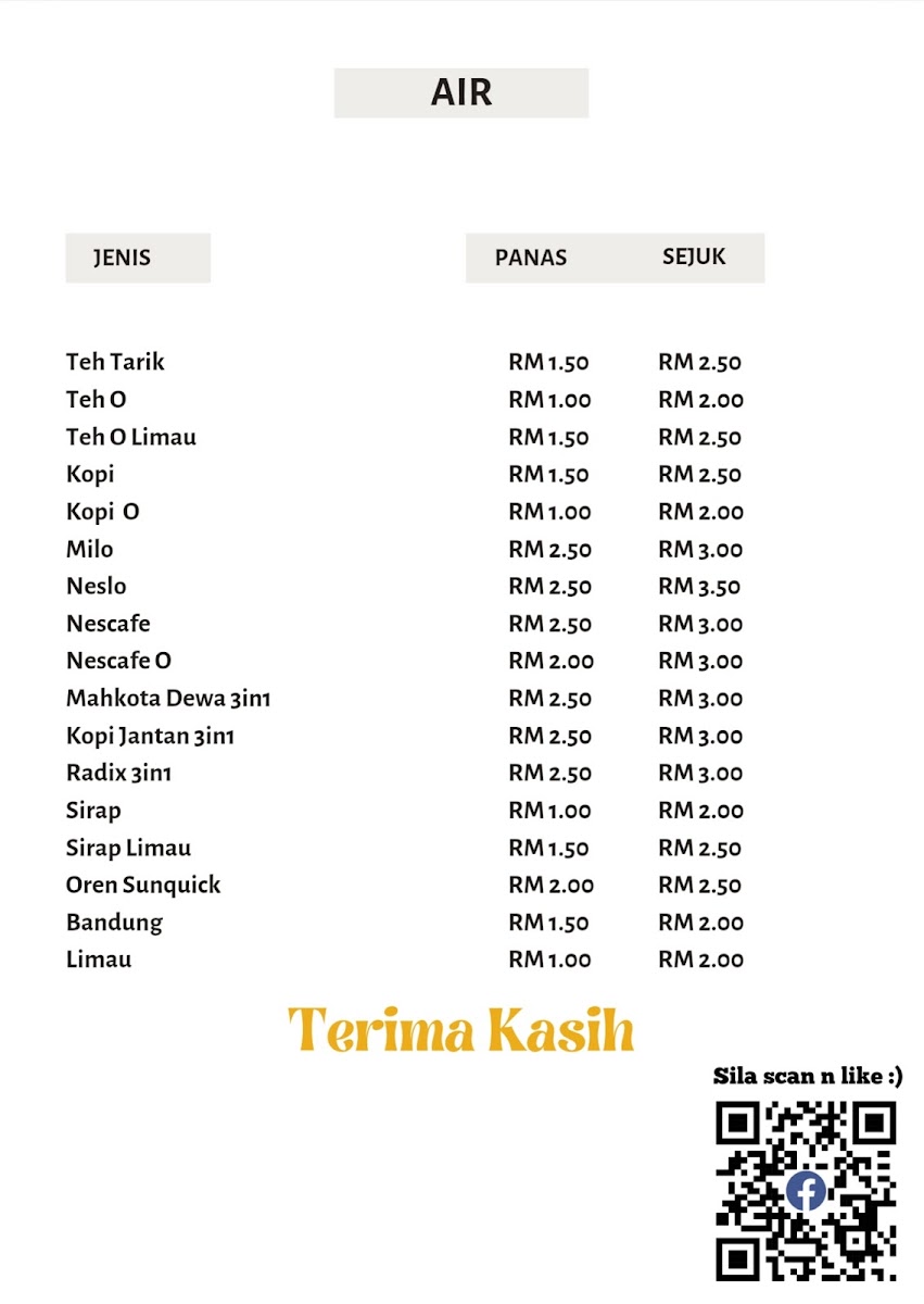 Warung Durian Corner Photo Menu 2