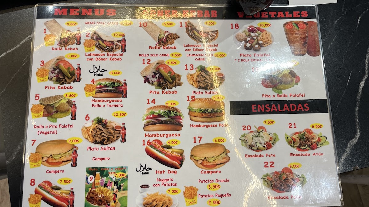 istanbul doner kebab Photo Menu 4
