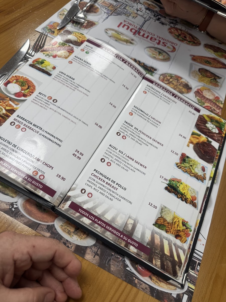 istanbul doner kebab Photo Menu 6
