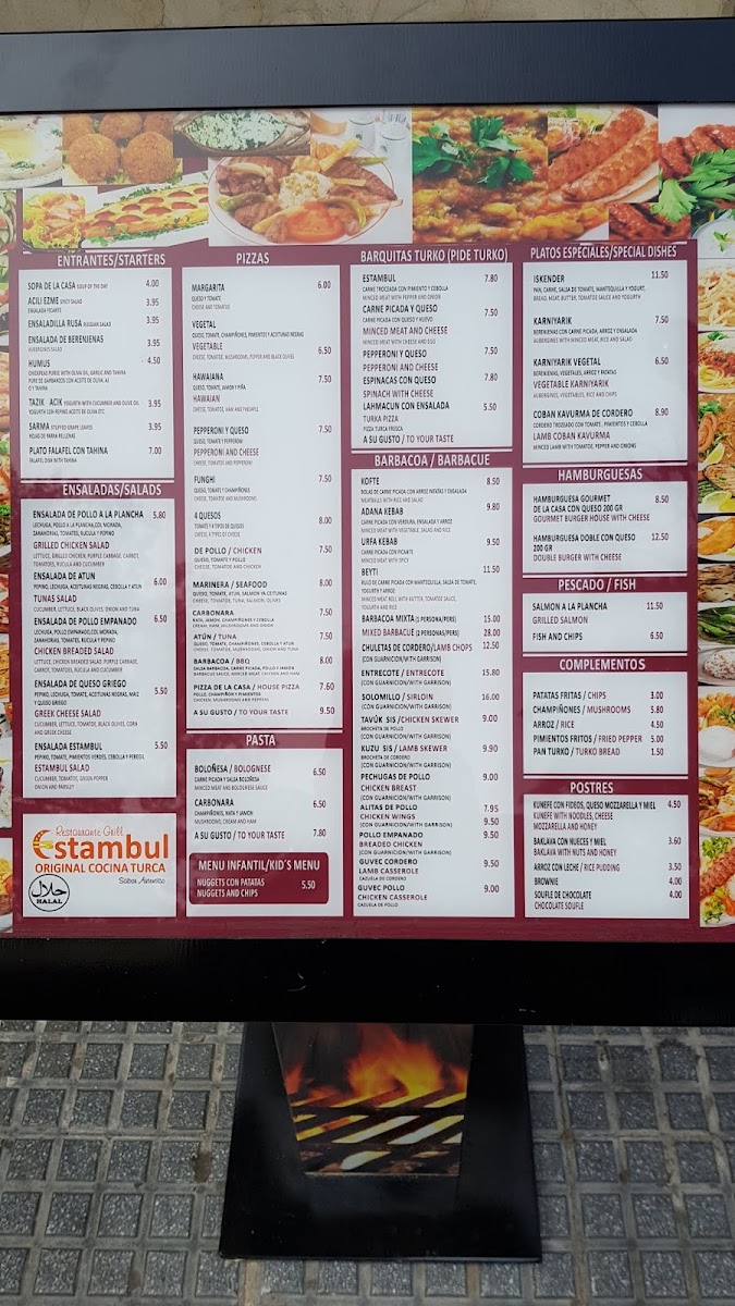 istanbul doner kebab Photo Menu 9