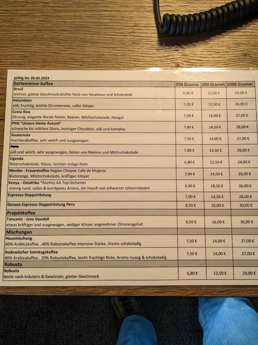 Carlis Kaffeerösterei Photo Menu 3