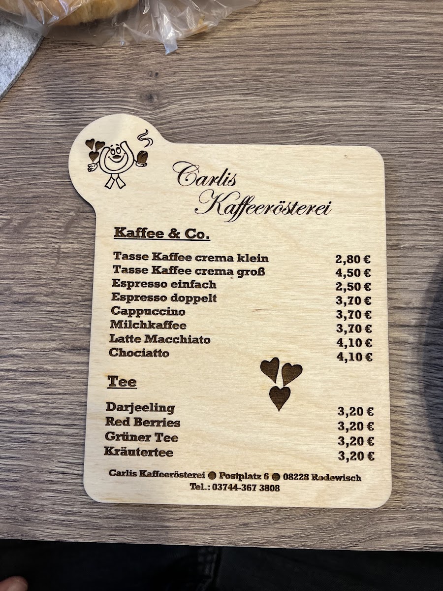 Carlis Kaffeerösterei Photo Menu 5