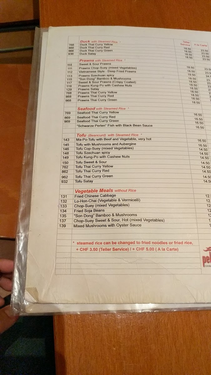 Peking Garden Glattbrugg Photo Menu 5