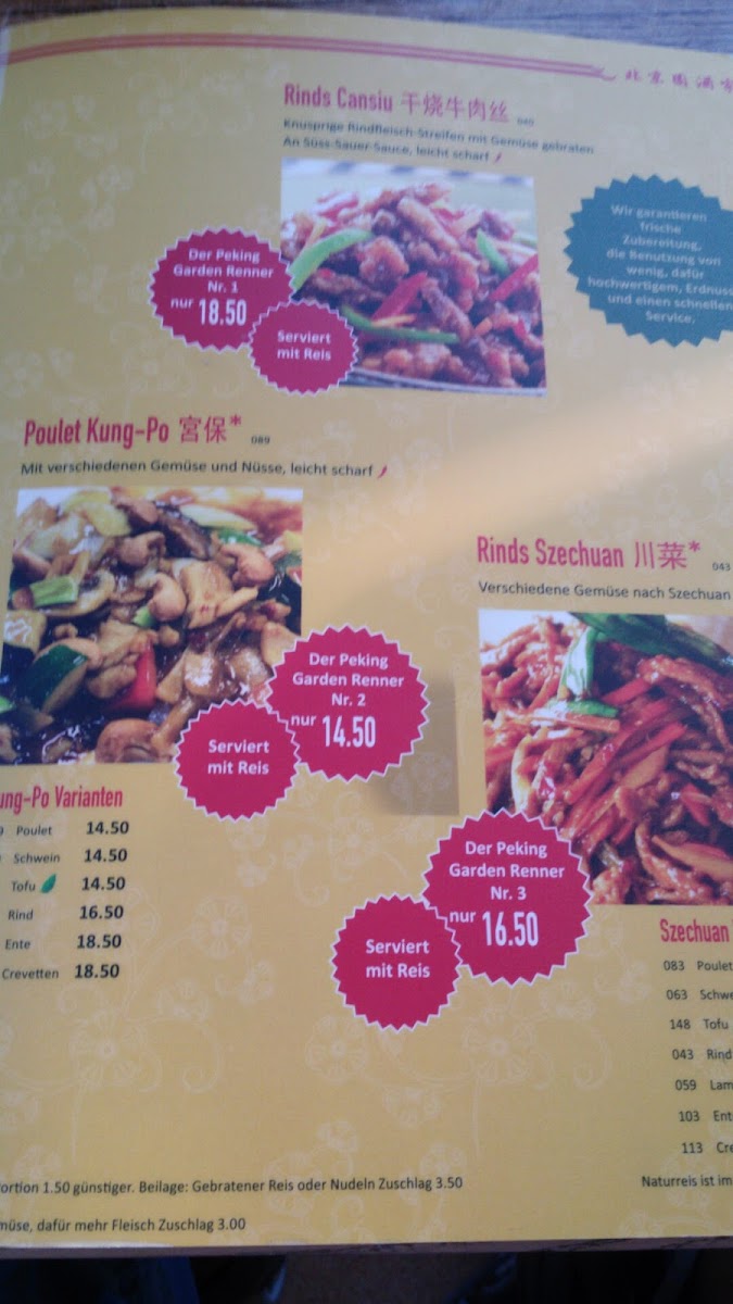 Peking Garden Glattbrugg Photo Menu 9