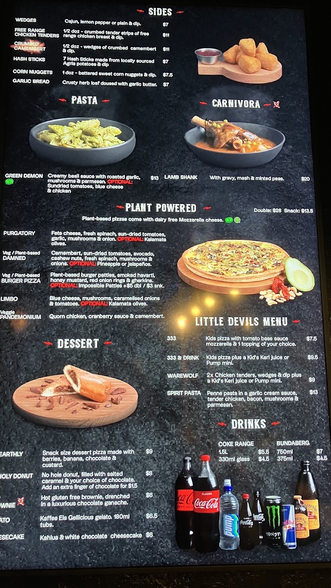 Hell Pizza Kohimarama Photo Menu 2