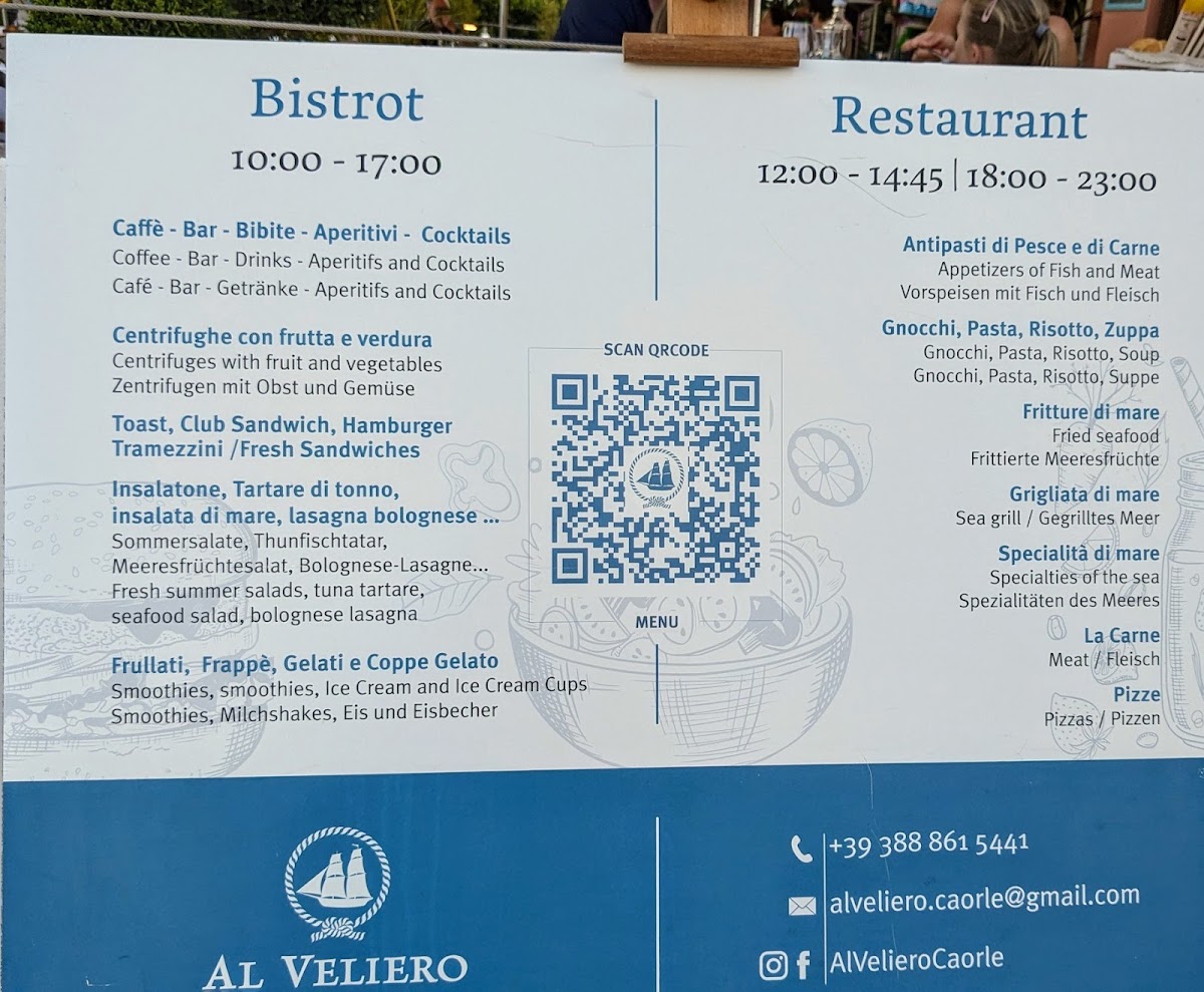 Al Veliero Caorle Ristorante Photo Menu 1