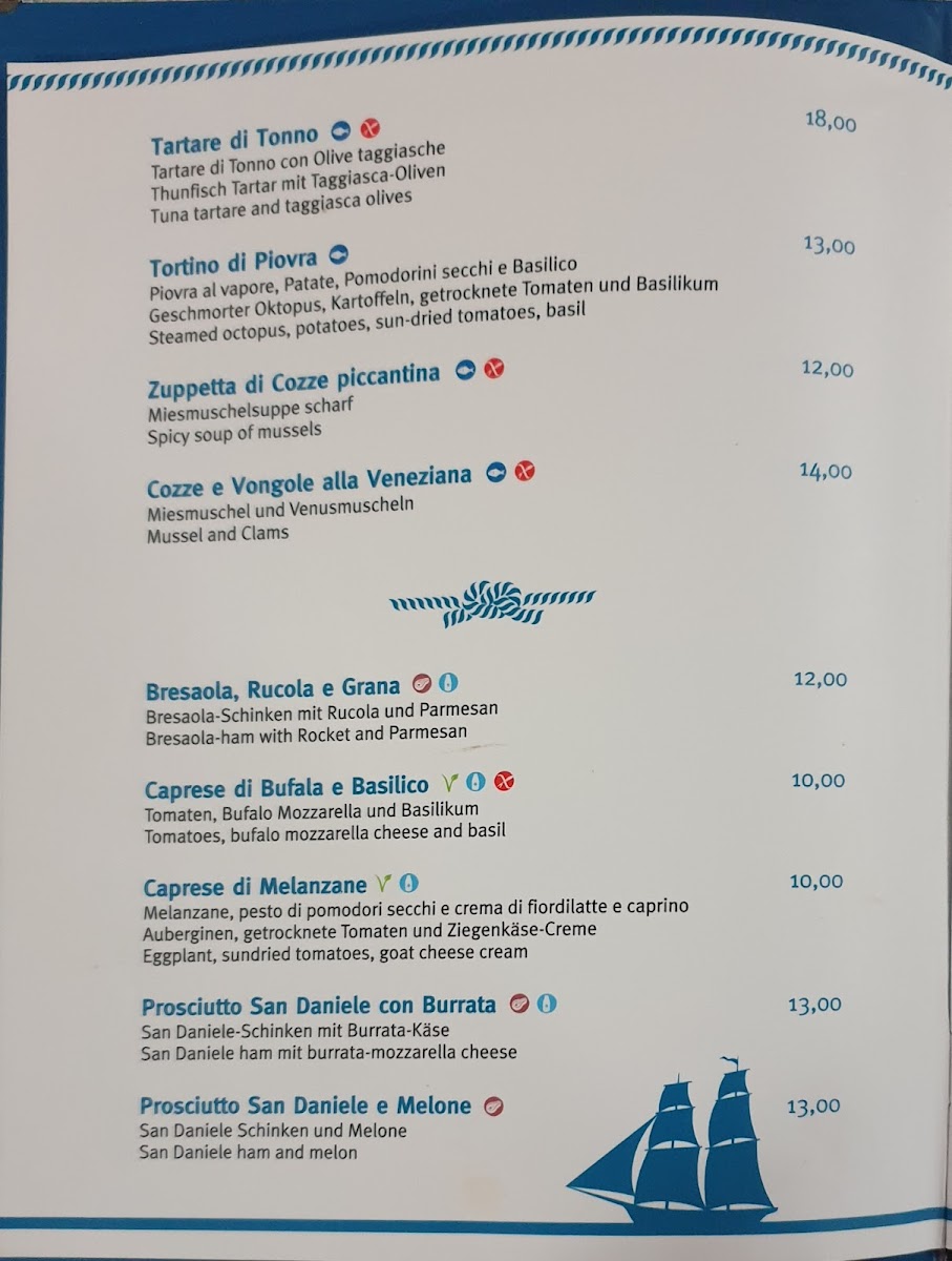 Al Veliero Caorle Ristorante Photo Menu 6