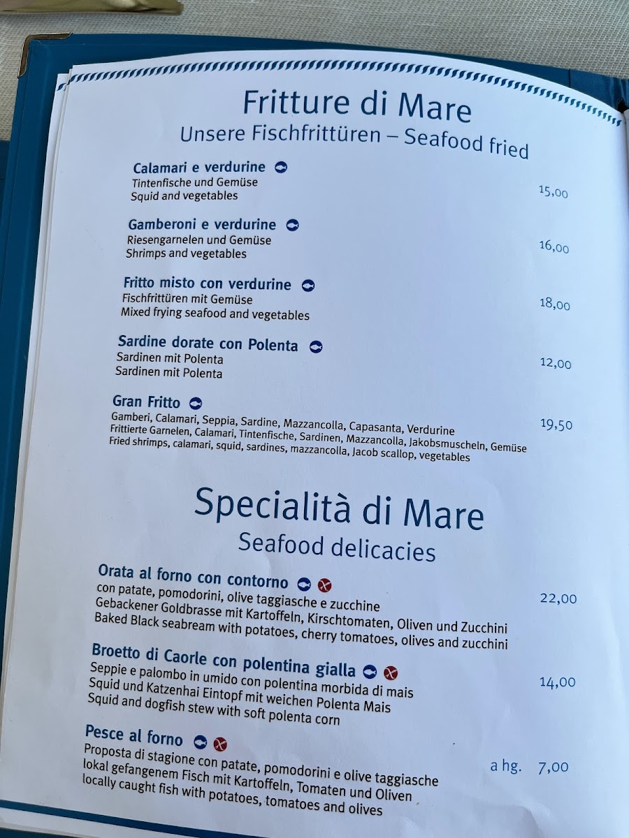 Al Veliero Caorle Ristorante Photo Menu 9