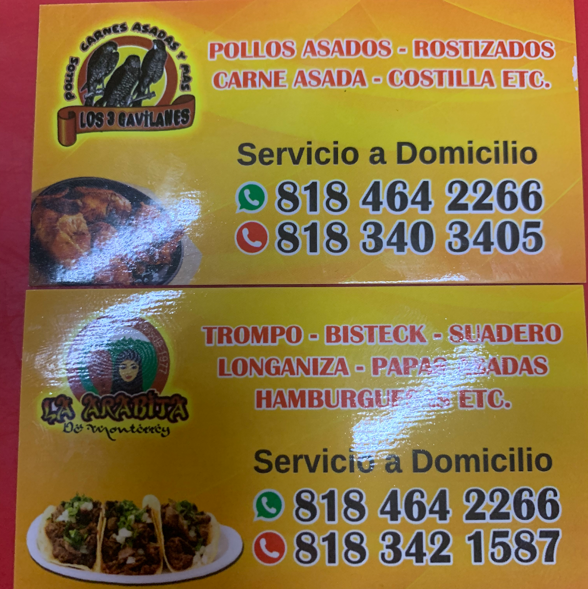 Taquería la Arabita Photo Menu 3