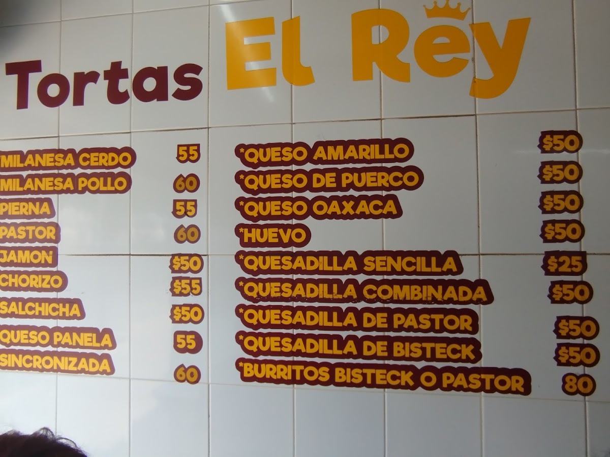 Tortas El Rey Queretaro Photo Menu 4