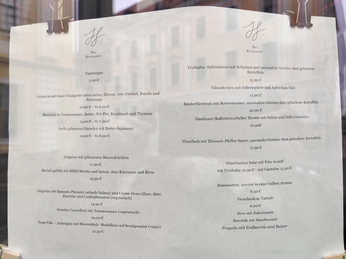 Horschel Restaurant Photo Menu 2