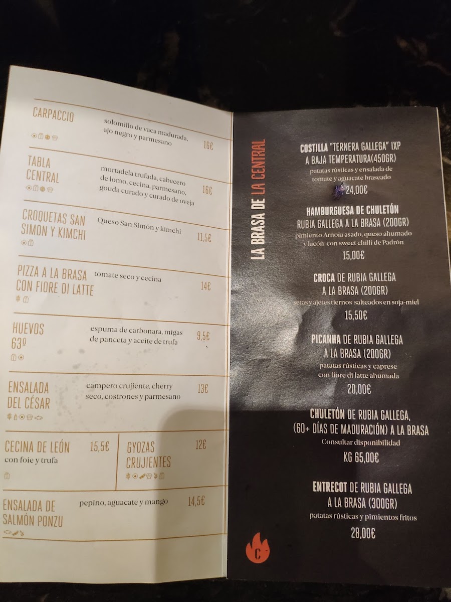 La Central Gastro Photo Menu 2