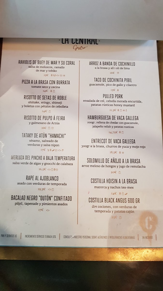 La Central Gastro Photo Menu 4