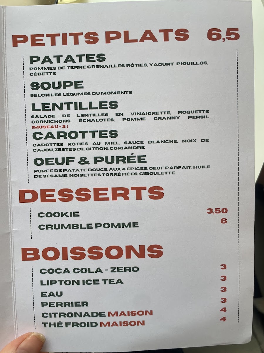 DÉLIT. Photo Menu 2