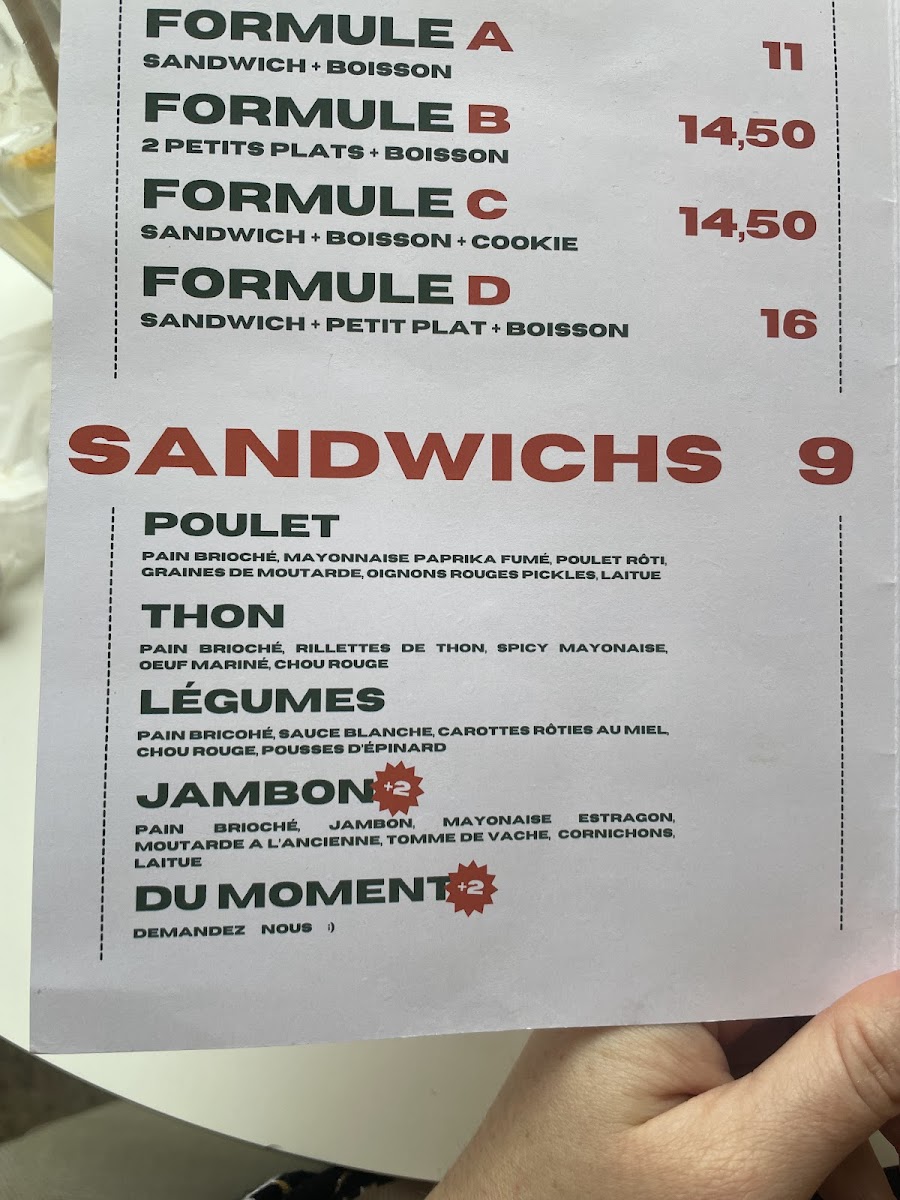 DÉLIT. Photo Menu 3