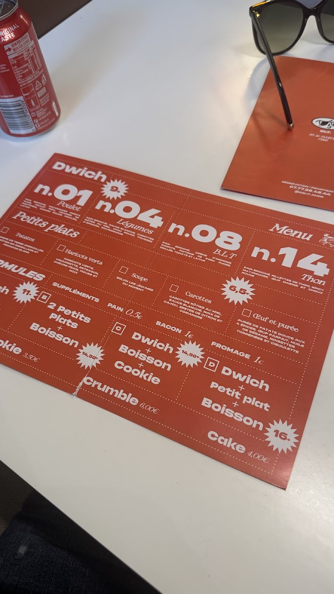 DÉLIT. Photo Menu 9
