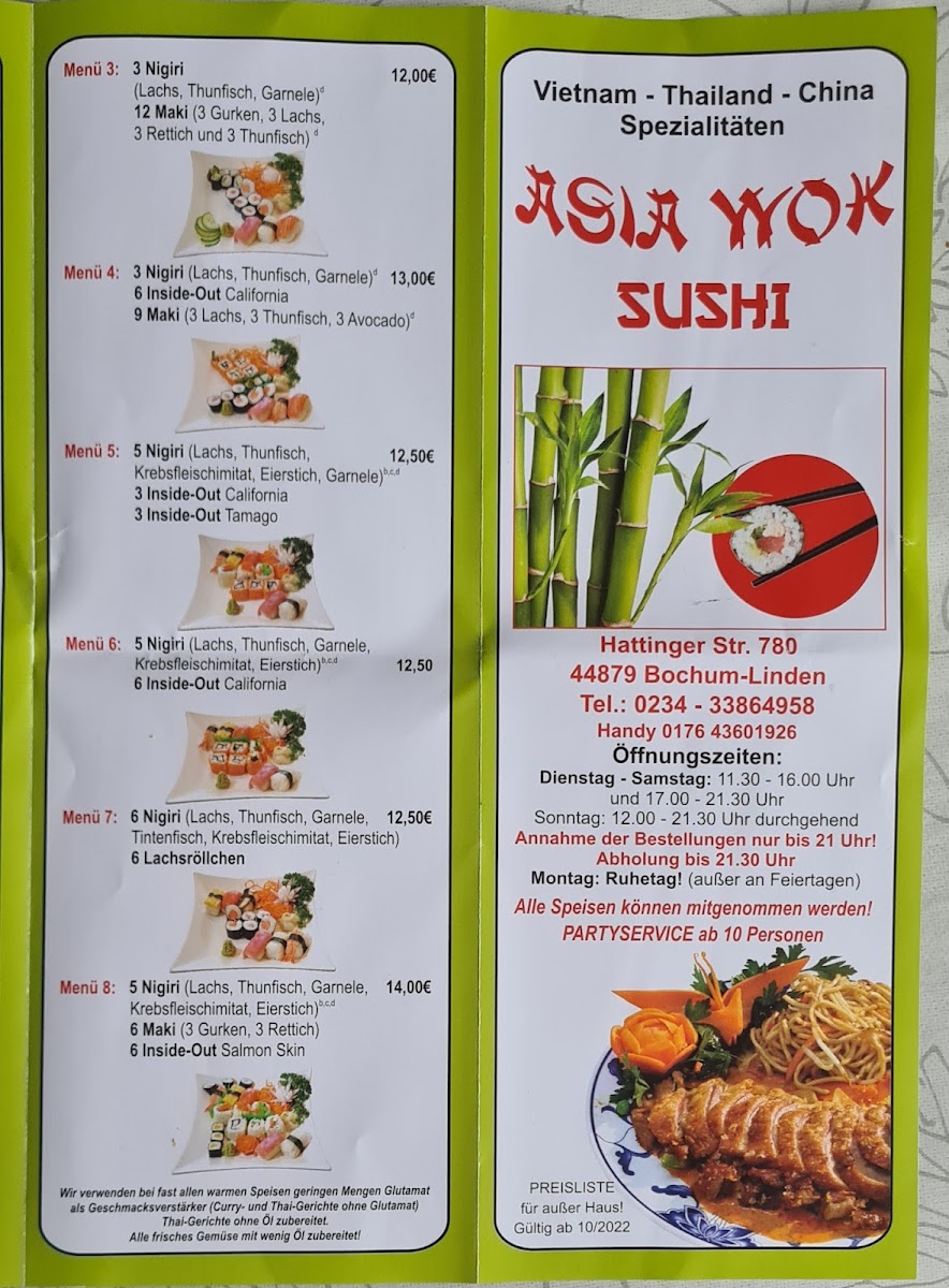 Asia Wok Sushi Photo Menu 3