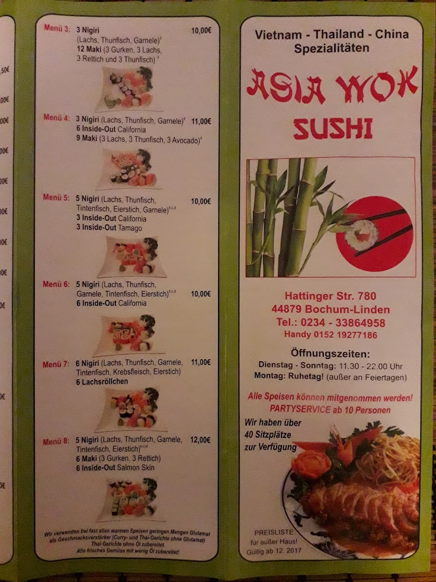Asia Wok Sushi Photo Menu 6
