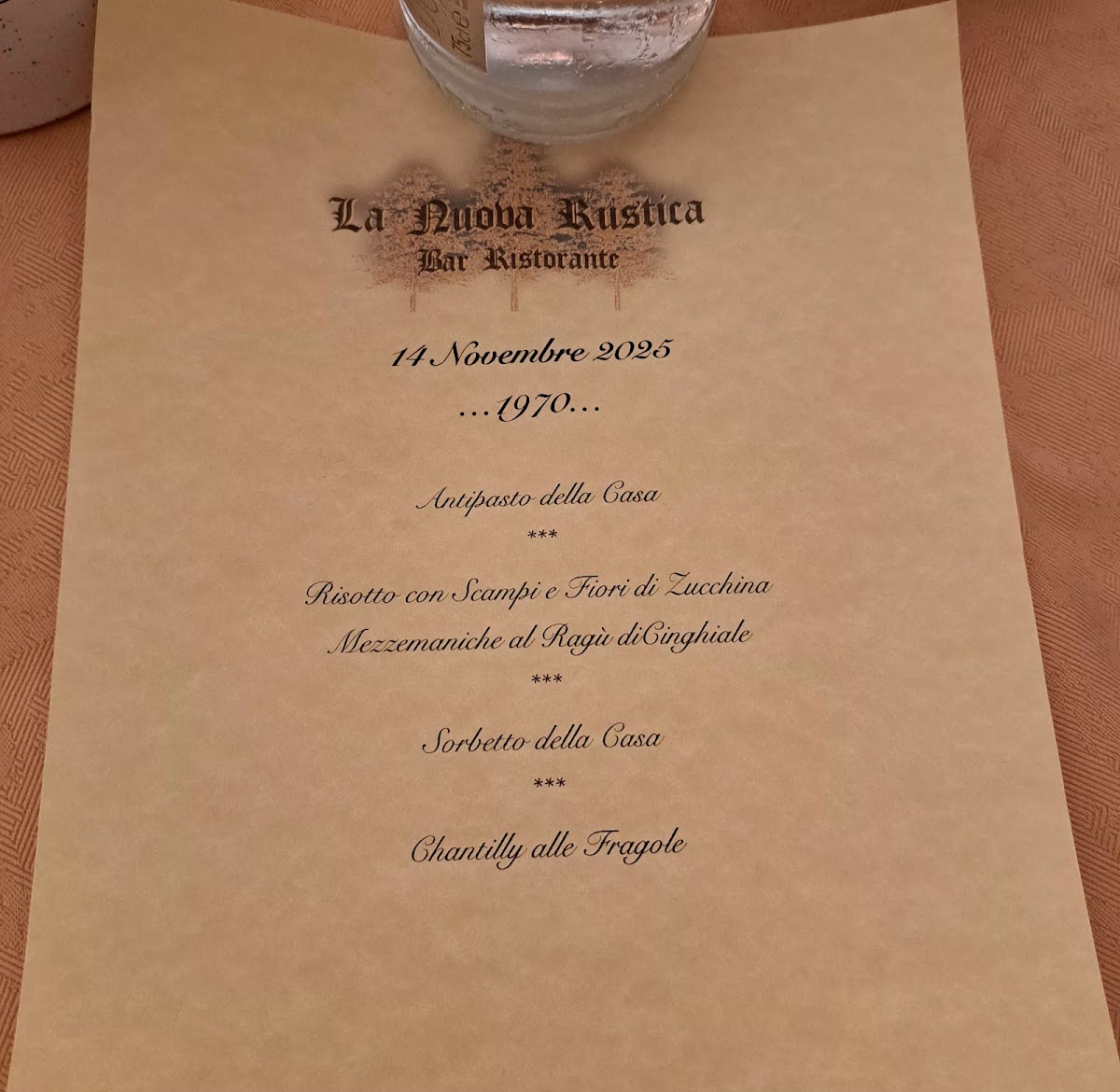 Trattoria La Nuova Rustica Photo Menu 3